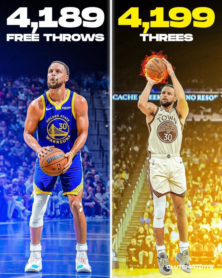 开云体育登录网站入口-离谱！库里生涯三分命中数4199个比罚球命中数还多10个